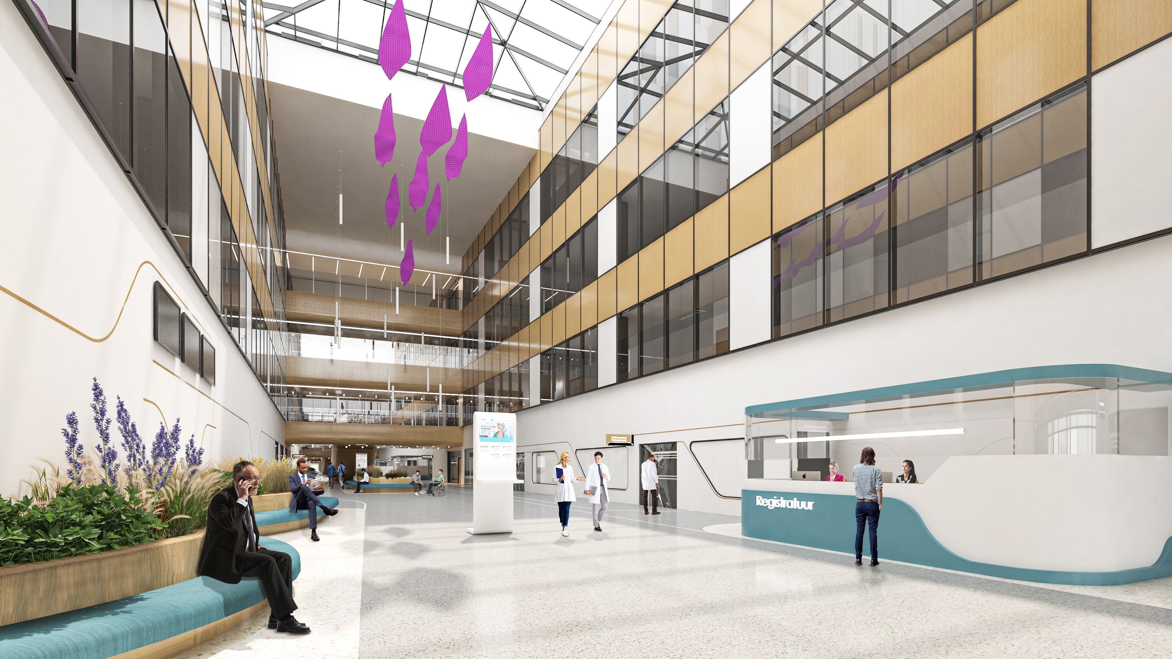 Tallinn Hospital — fasada i park