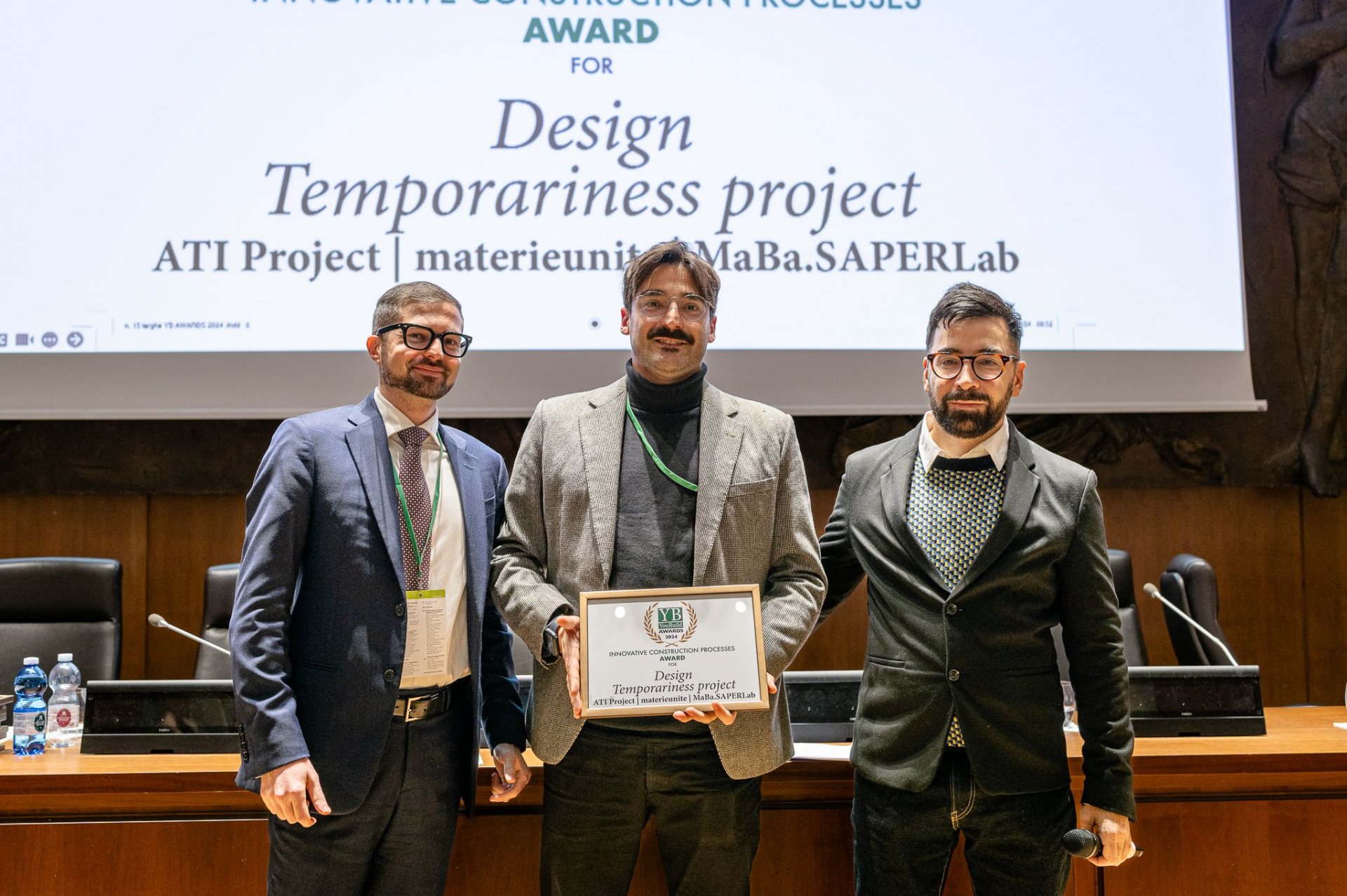 “Design Temporariness” wins the YouBuild Award for Innovation in Construction Processes